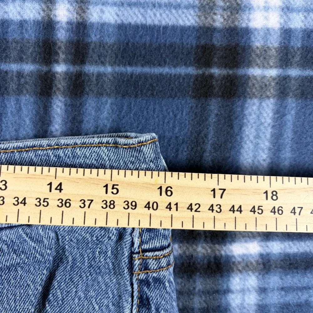 Levis 502 Regular Taper Fit Jeans Mens 34x30 Blue Denim 29507-0371 Medium Wash